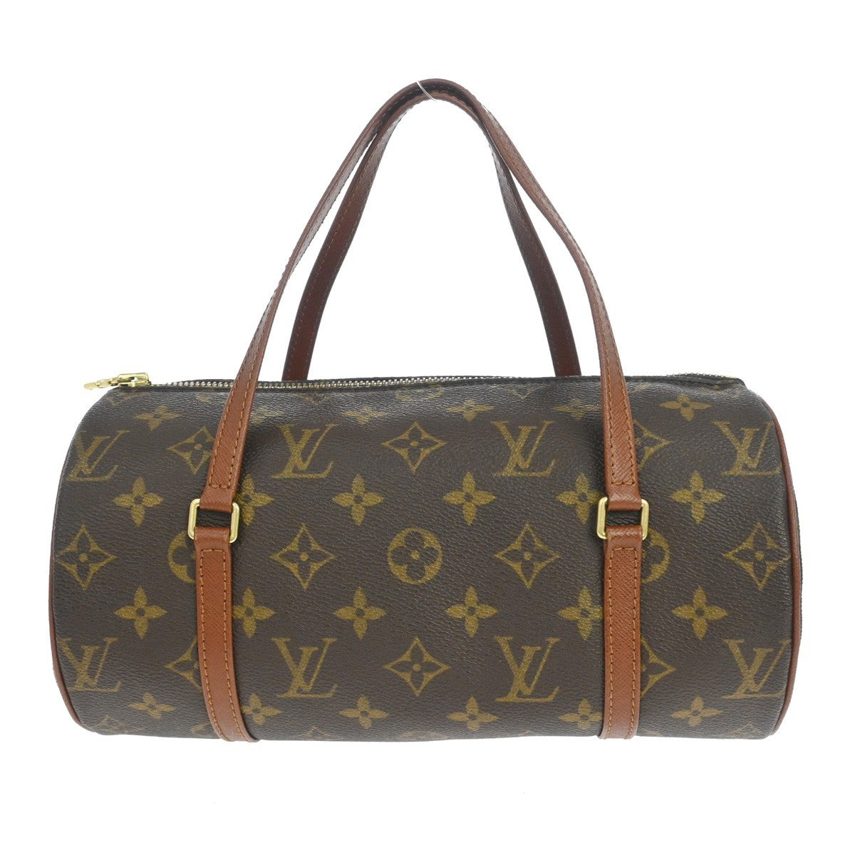 Louis Vuitton Papillon Handbag Monogram Canvas Brown Canvas Handbag ( )