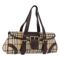 Burberry Nova Check Handbag Pvc Beige Pvc Handbag ( )