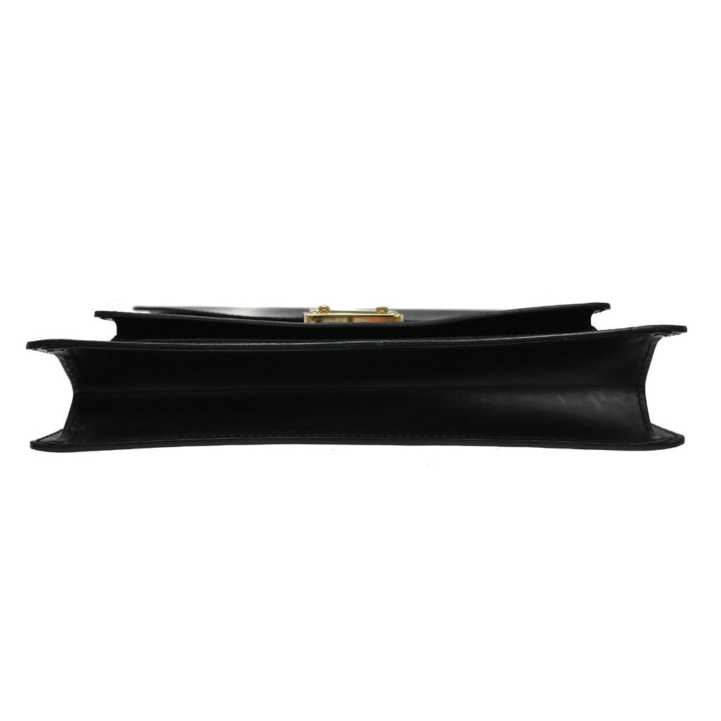 Louis Vuitton Monceau Handbag Epi Leather Black Leather Handbag ( )