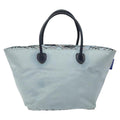Burberry Nova Check Blue Label Nylon Blue Nylon Handbag (Authentic  )