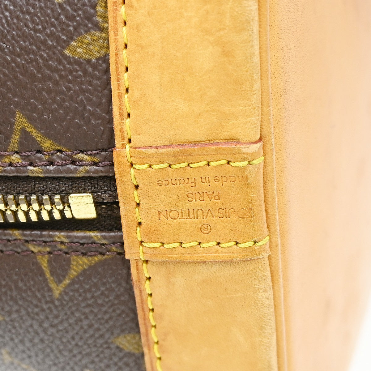 Louis Vuitton Alma Handbag Monogram Canvas Brown Canvas Handbag ( )