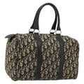 Christian Dior Vintage Trotter Handbag Canvas Navy Canvas Handbag ( )