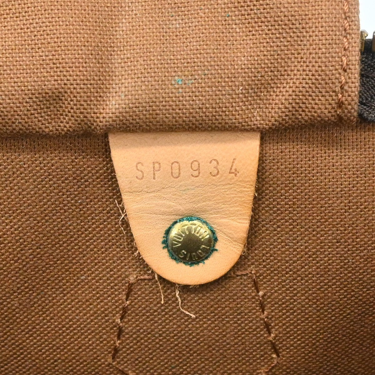 Louis Vuitton Speedy Handbag Monogram Canvas Brown Canvas Handbag ( )