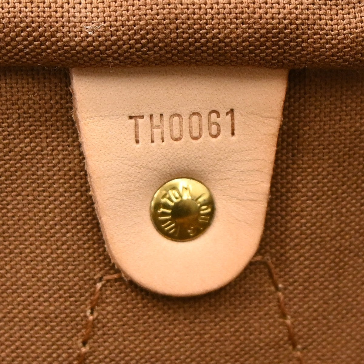 Louis Vuitton Speedy Handbag Monogram Canvas Brown Canvas Handbag ( )