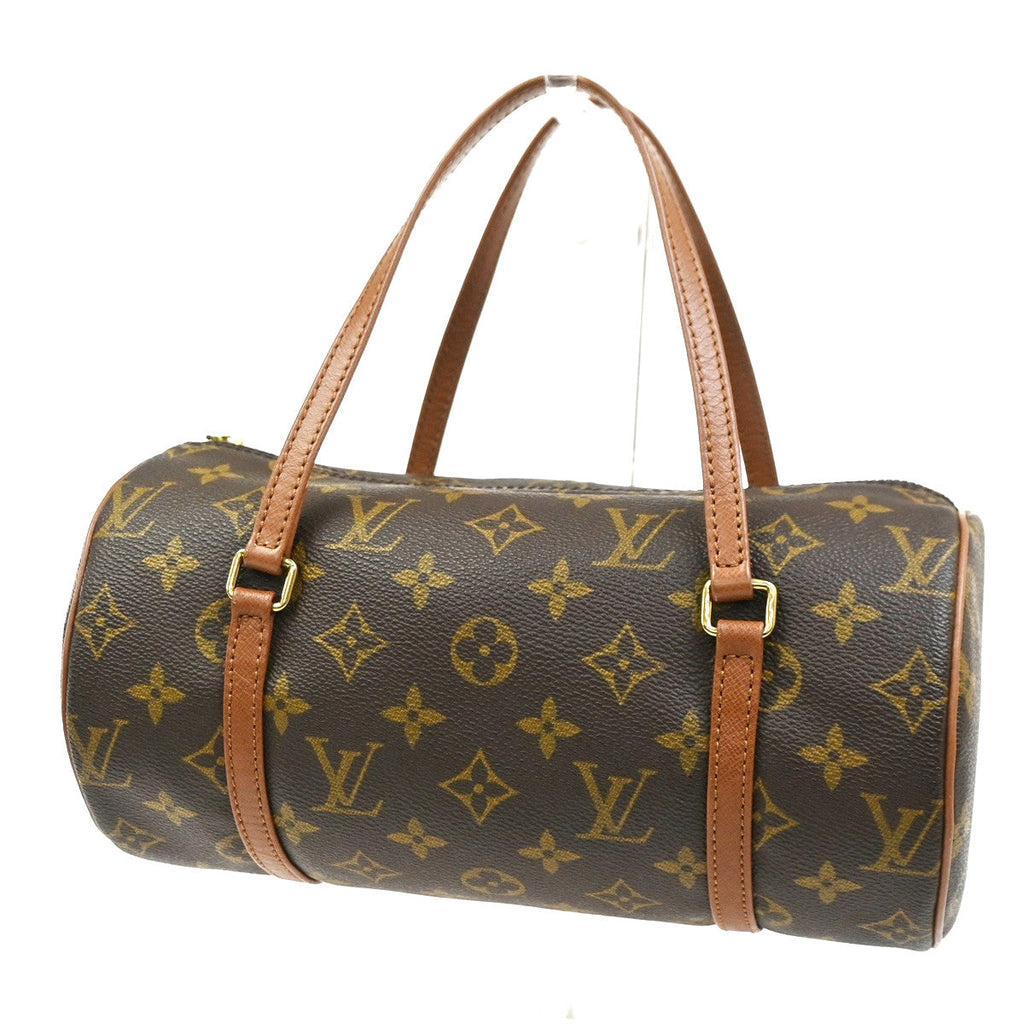 Louis Vuitton Papillon Handbag Monogram Canvas Brown Canvas Handbag ( )