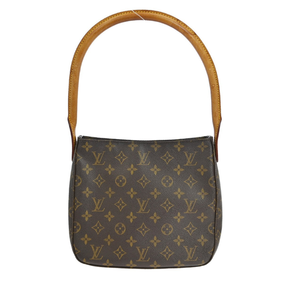 Louis Vuitton Monogram Looping Handbag Monogram Canvas Brown Canvas Handbag (Authentic  )