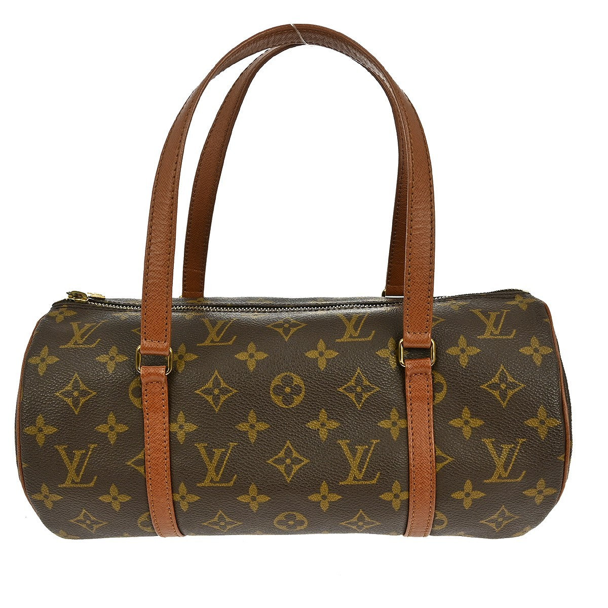 Louis Vuitton Papillon Handbag Monogram Canvas Brown Canvas Handbag ( )