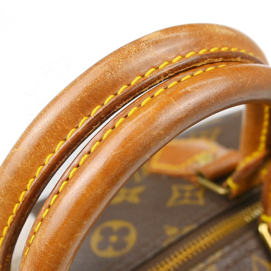 Louis Vuitton Speedy Handbag Monogram Canvas Brown Canvas Handbag ( )