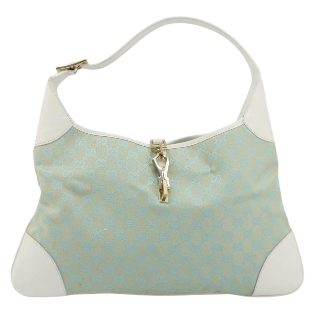 Gucci Vintage Jackie Shoulder Bag Canvas And Leather Multicolour Canvas Handbag ( )