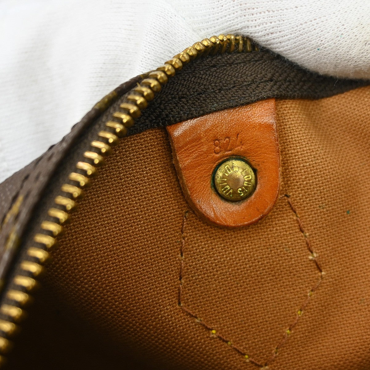 Louis Vuitton Speedy Handbag Monogram Canvas Brown Canvas Handbag ( )