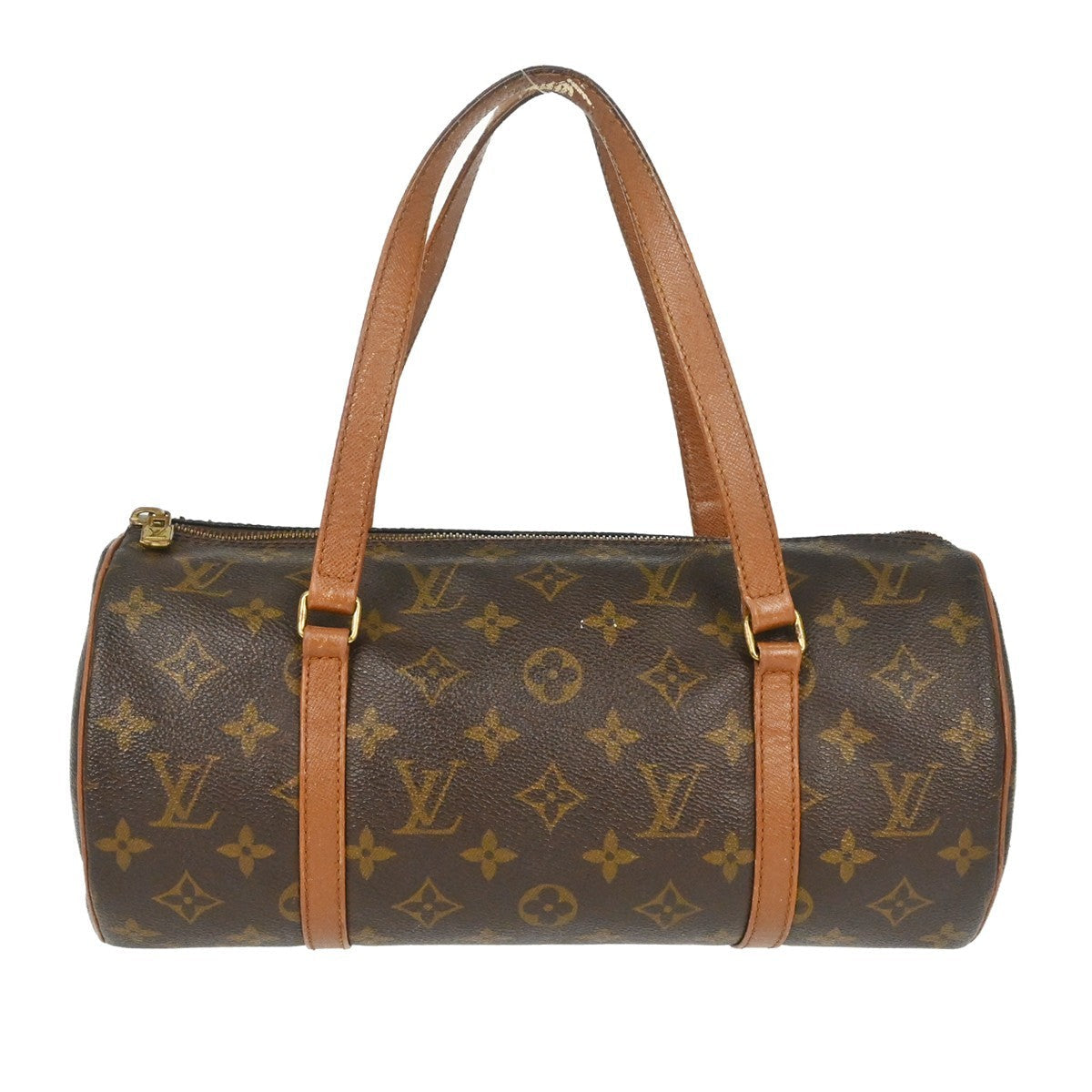 Louis Vuitton Papillon Handbag Monogram Canvas Brown Canvas Handbag ( )