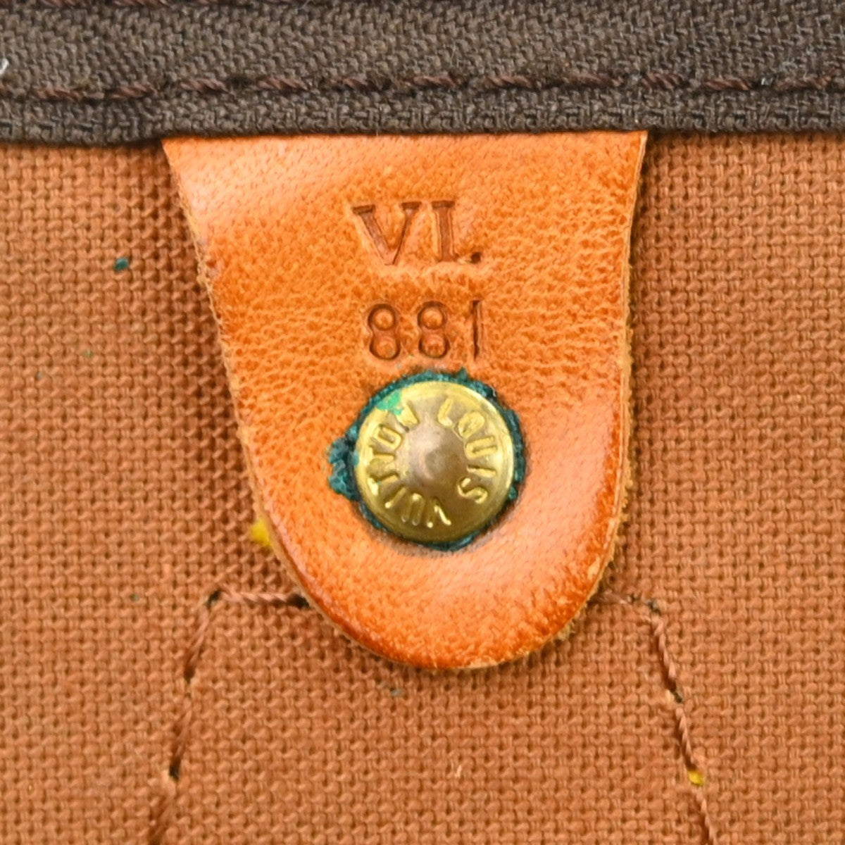 Louis Vuitton Speedy Handbag Monogram Canvas Brown Canvas Handbag ( )