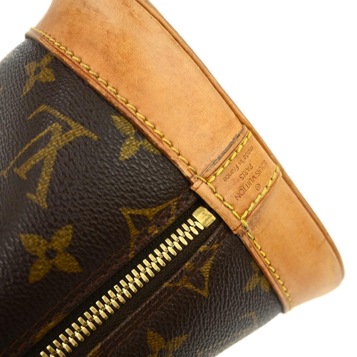 Louis Vuitton Alma Handbag Monogram Canvas Brown Canvas Handbag ( )