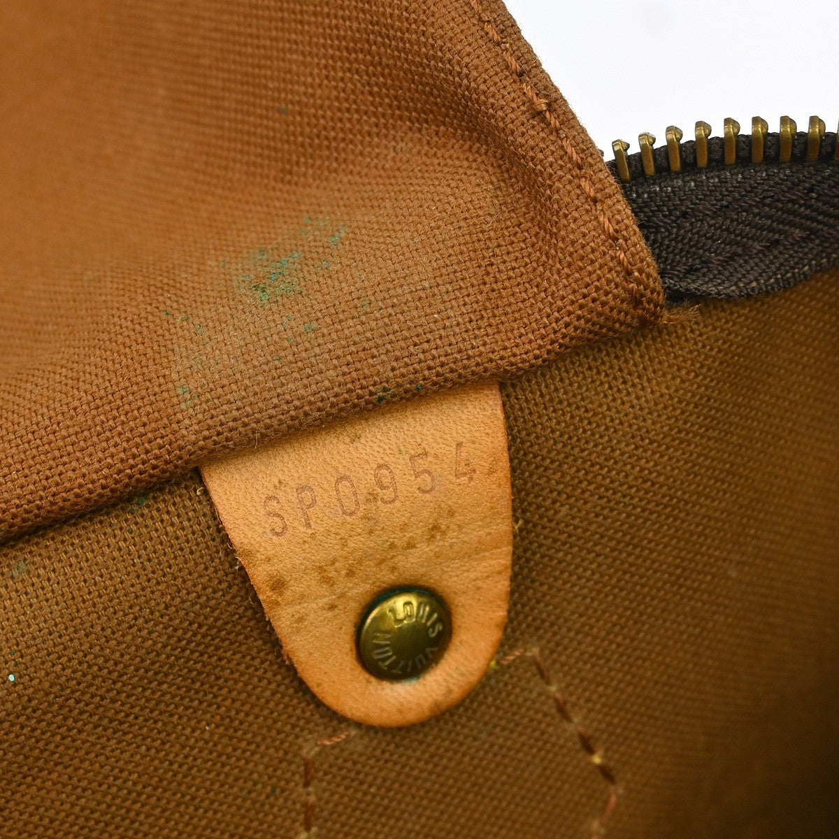 Louis Vuitton Speedy Handbag Monogram Canvas Brown Canvas Handbag ( )