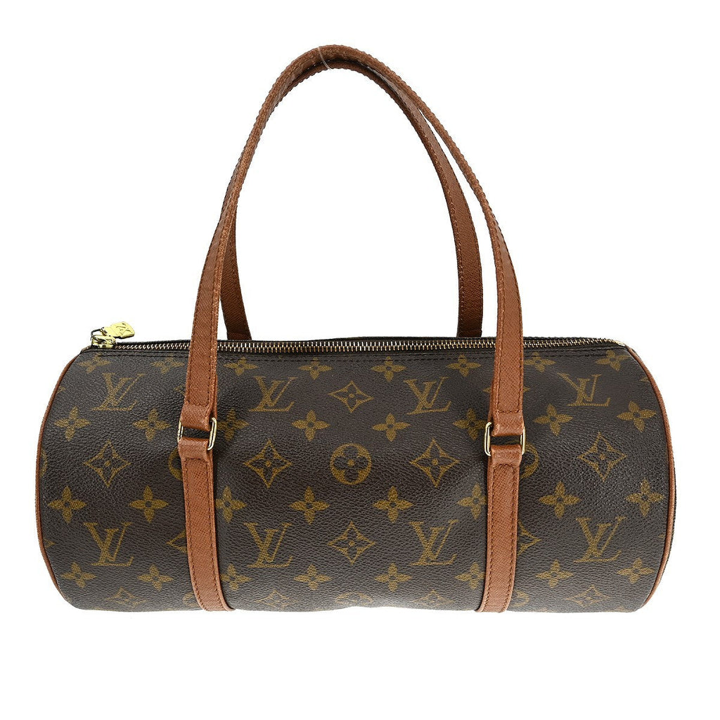 Louis Vuitton Papillon Handbag Monogram Canvas Brown Canvas Handbag ( )