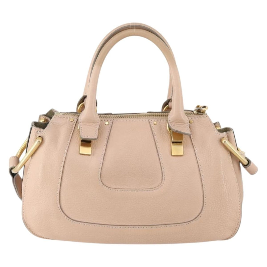 Chloe Hayley Satchel Leather Pink Leather Handbag ( )