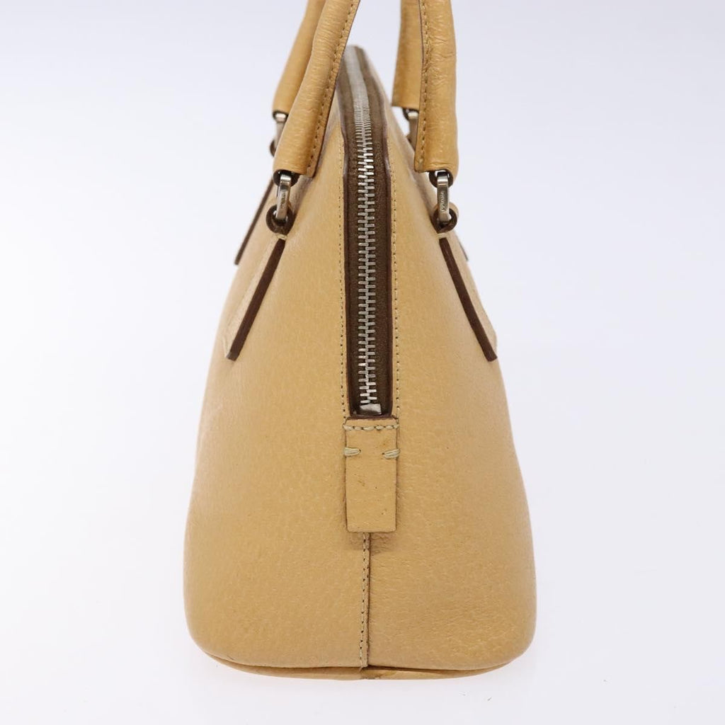 Prada Cuir Promenade Bag Saffiano Leather Beige Leather Handbag (Authentic  )