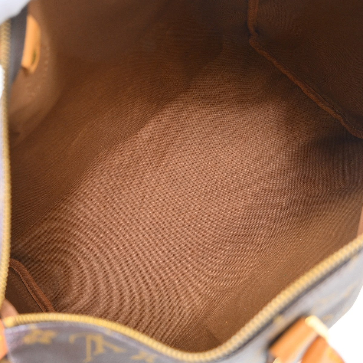 Louis Vuitton Speedy Handbag Monogram Canvas Brown Canvas Handbag ( )