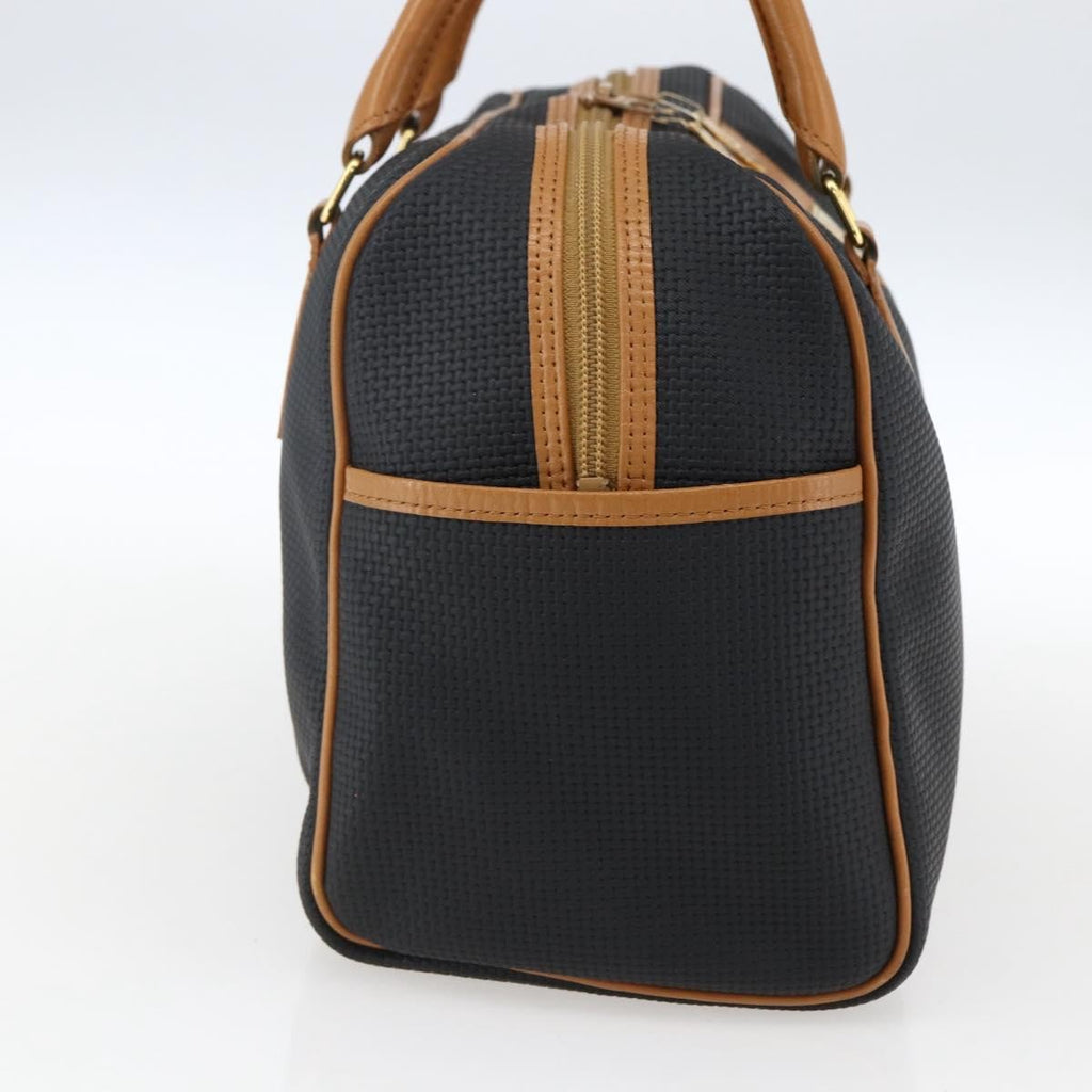 Saint Laurent Vintage Handbag Canvas Black Canvas Handbag (Authentic  )