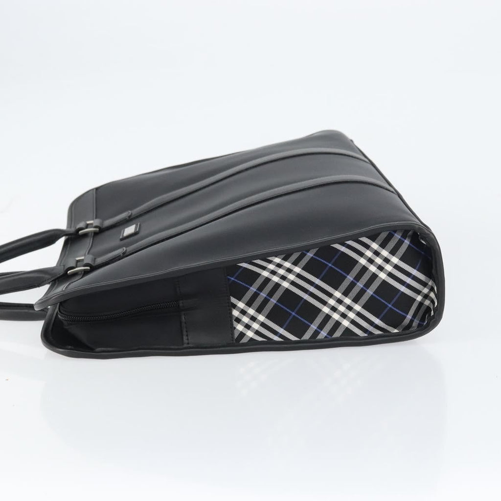Burberry Black Label Business Bag Nylon Black Nylon Handbag (Authentic  )