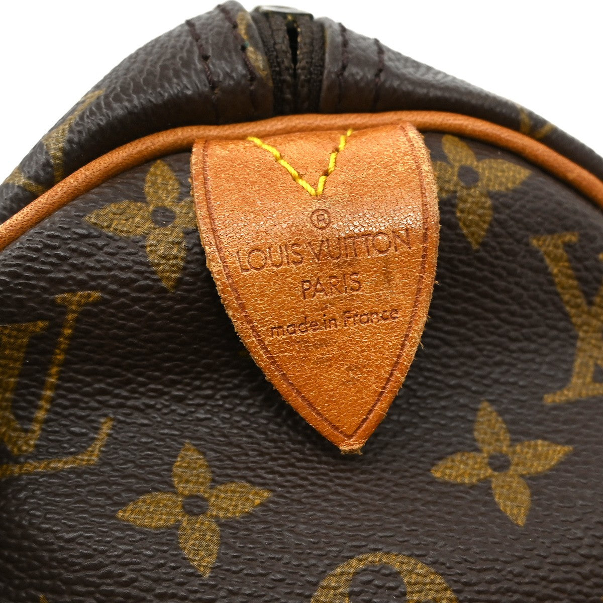 Louis Vuitton Speedy Handbag Monogram Canvas Brown Canvas Handbag ( )