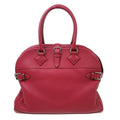 Hermes Atlas Bag Clemence Red Leather Handbag ( )