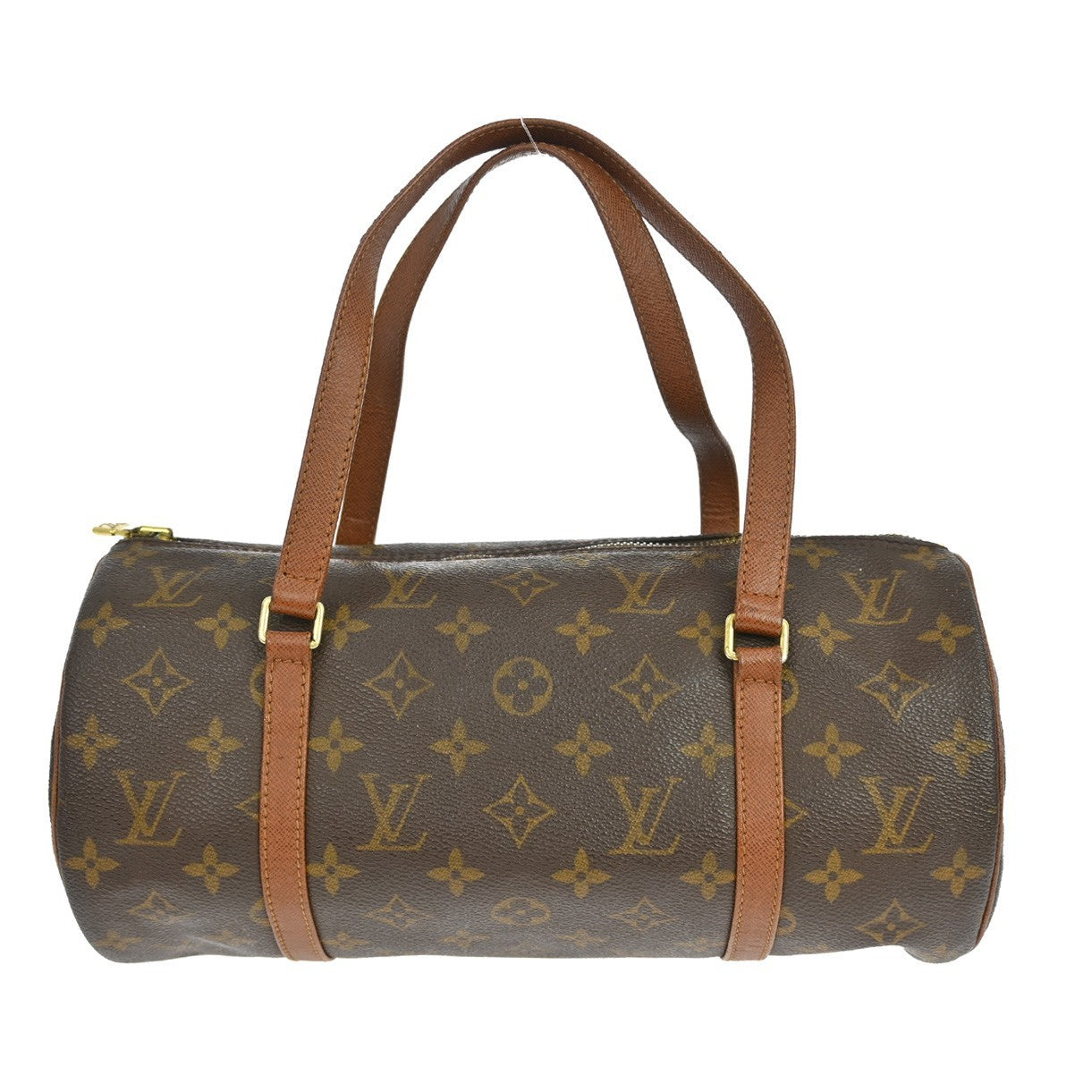 Louis Vuitton Papillon Handbag Monogram Canvas Brown Canvas Handbag ( )