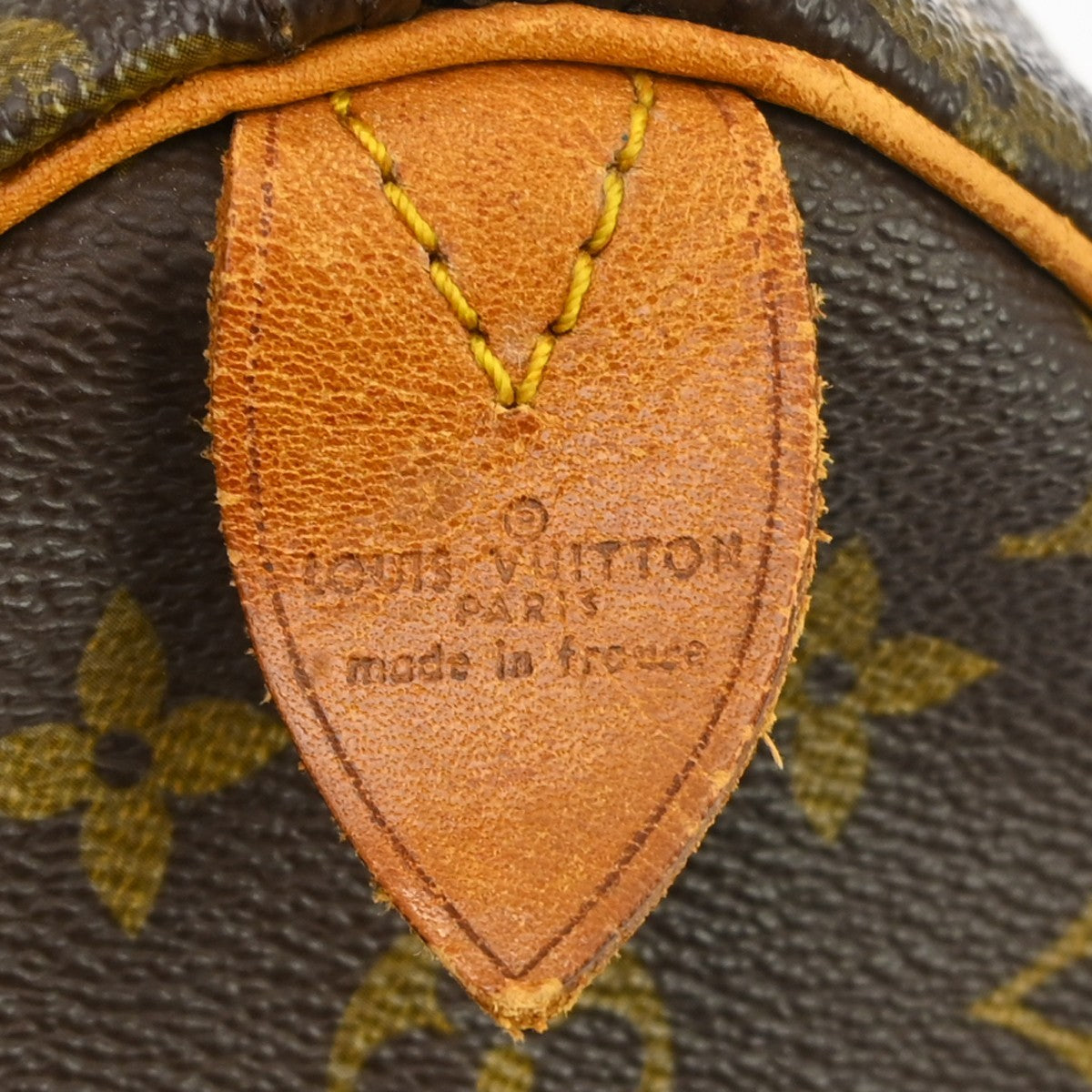 Louis Vuitton Speedy Handbag Monogram Canvas Brown Canvas Handbag ( )