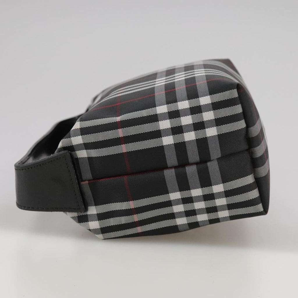 Burberry Nova Check Handbag Nylon Black Nylon Handbag (Authentic  )