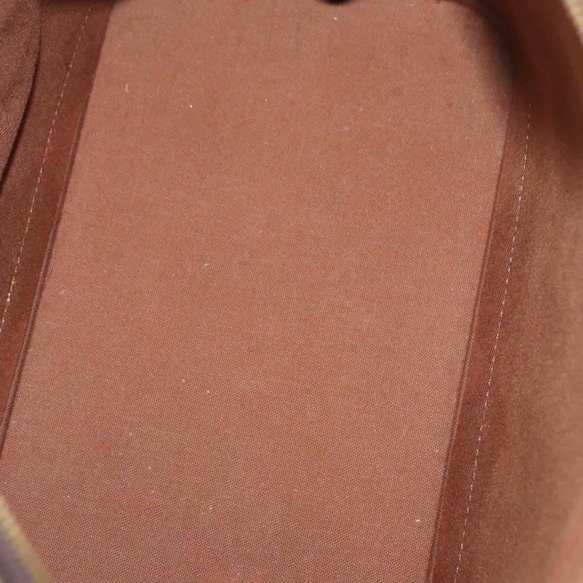 Louis Vuitton Alma Handbag Monogram Canvas Brown Canvas Handbag (Authentic  )