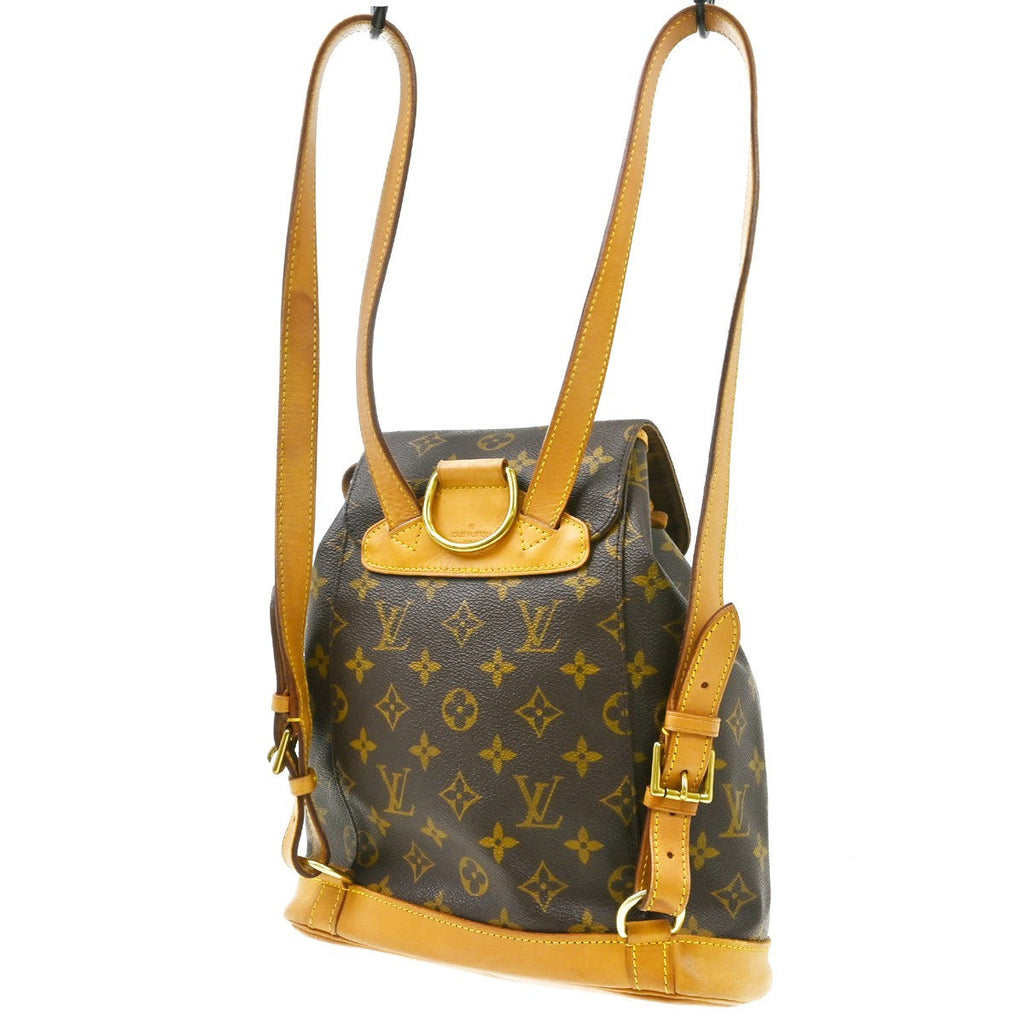 Louis Vuitton Montsouris Backpack Monogram Canvas Brown Canvas Backpack Bag ( )