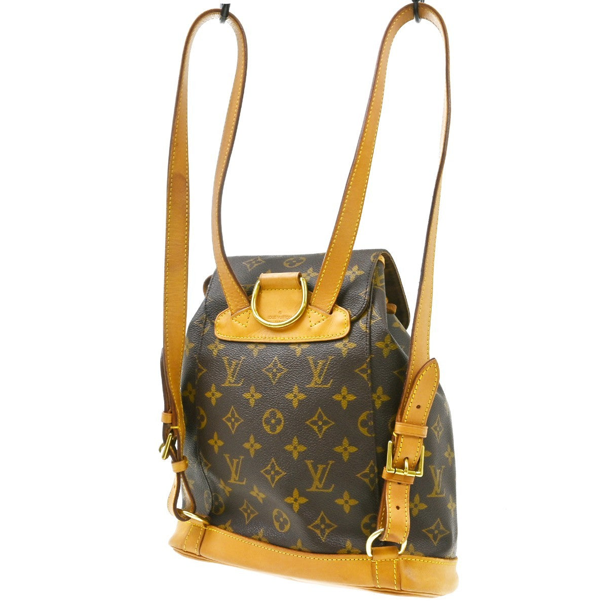 Louis Vuitton Montsouris Backpack Monogram Canvas Brown Canvas Backpack Bag ( )