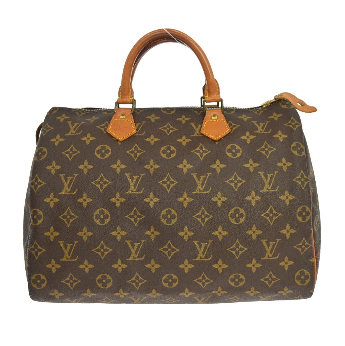 Louis Vuitton Speedy Handbag Monogram Canvas Brown Canvas Handbag ( )
