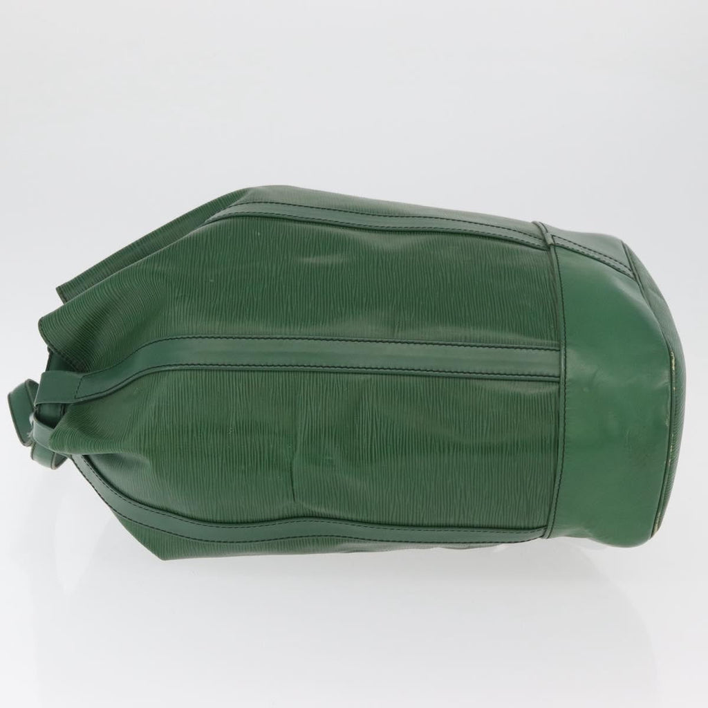 Louis Vuitton Randonnee Backpack Epi Leather Green Leather Backpack Bag ( )