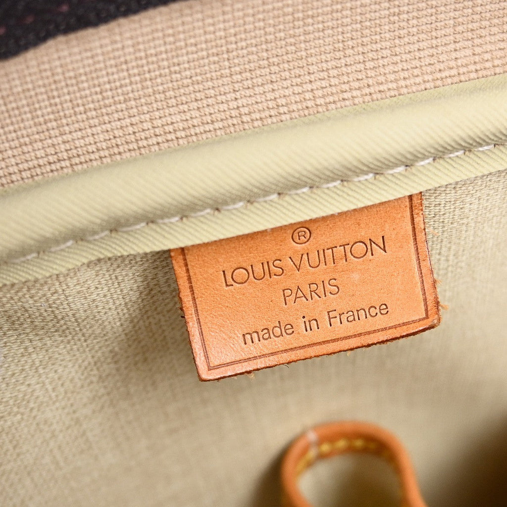 Louis Vuitton Deauville Handbag Monogram Canvas Brown Canvas Handbag ( )