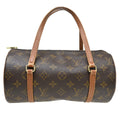 Louis Vuitton Papillon Handbag Monogram Canvas Brown Canvas Handbag ( )