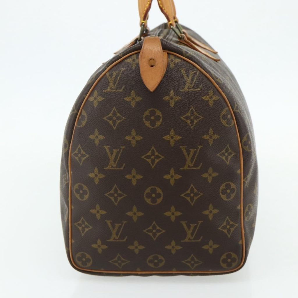 Louis Vuitton Speedy Handbag Monogram Canvas Brown Canvas Handbag ( )
