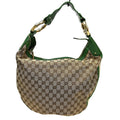 Gucci Bamboo Ring Hobo Guccissima Leather Multicolour Canvas Handbag ( )