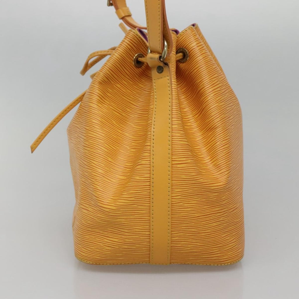 Louis Vuitton Noe Handbag Epi Leather Yellow Leather Bag (Authentic  )