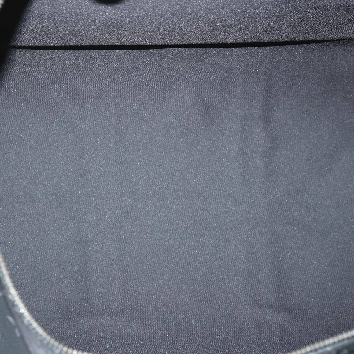 Louis Vuitton Keepall Bandouliere Bag Monogram Eclipse Split Canvas Black Canvas Bag (Authentic  )