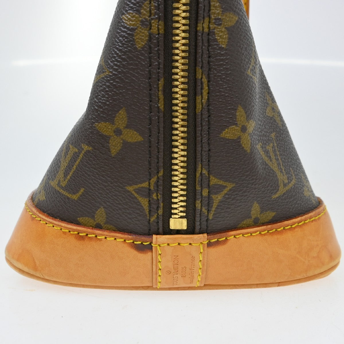 Louis Vuitton Alma Handbag Monogram Canvas Brown Canvas Handbag ( )