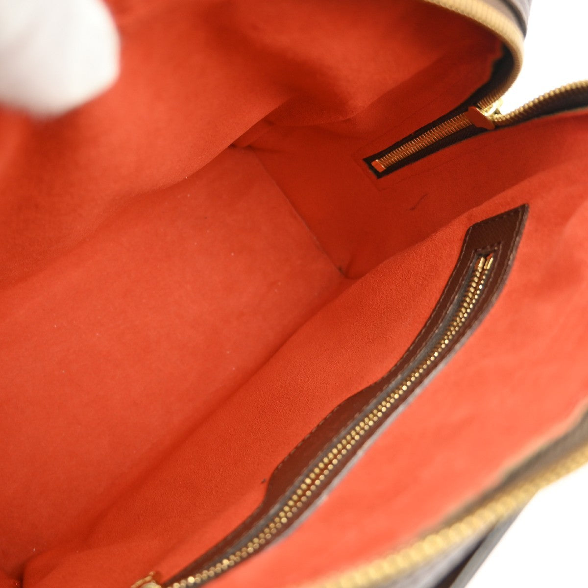 Louis Vuitton Triana Bag Damier Brown Canvas Handbag ( )