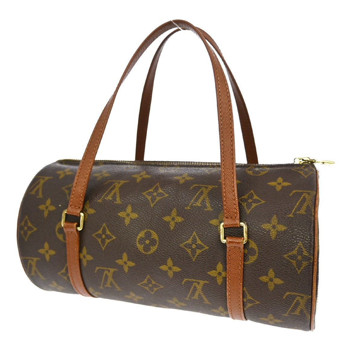 Louis Vuitton Papillon Handbag Monogram Canvas Brown Canvas Handbag ( )