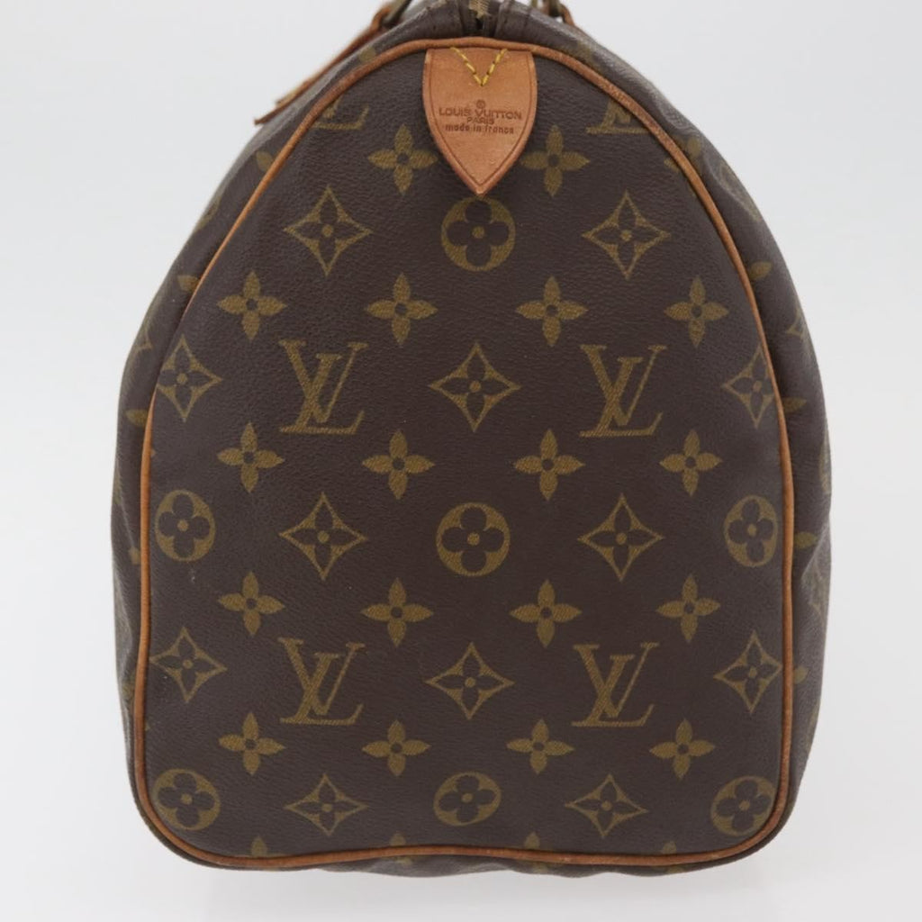 Louis Vuitton Speedy Handbag Monogram Canvas Brown Canvas Handbag ( )