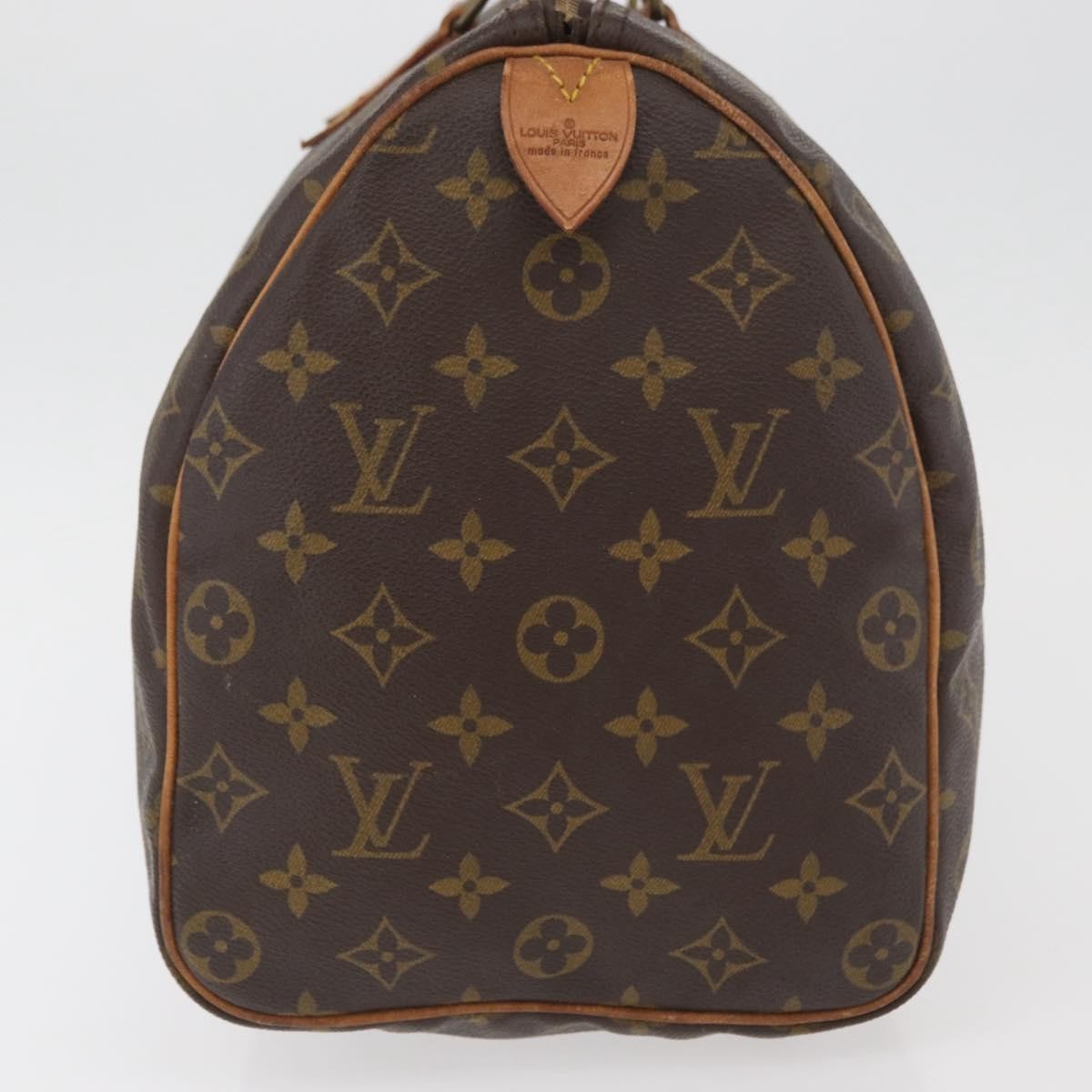 Louis Vuitton Speedy Handbag Monogram Canvas Brown Canvas Handbag ( )