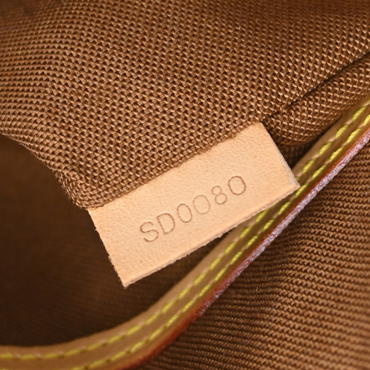 Louis Vuitton Alma Handbag Monogram Canvas Brown Canvas Handbag ( )