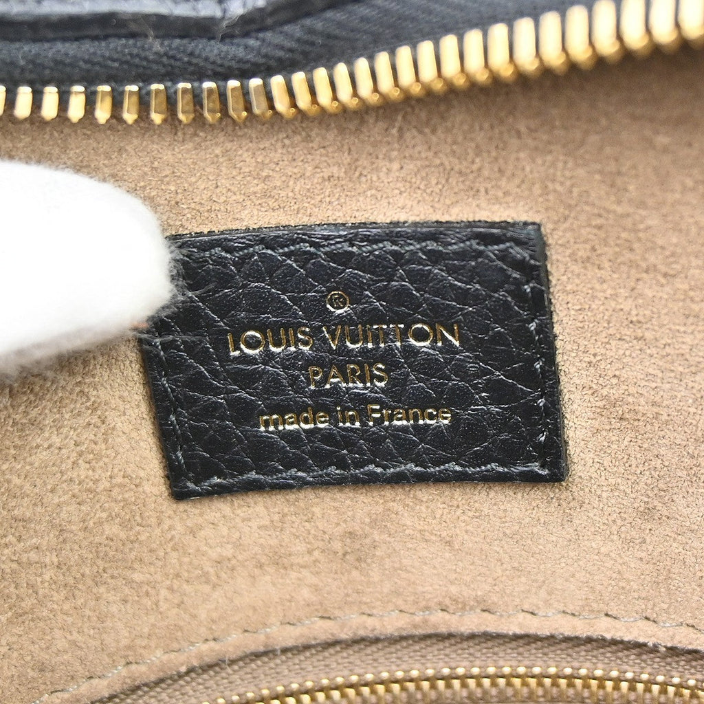 Louis Vuitton Parnassea Alma Handbag Taurillon Leather Black Leather Handbag ( )