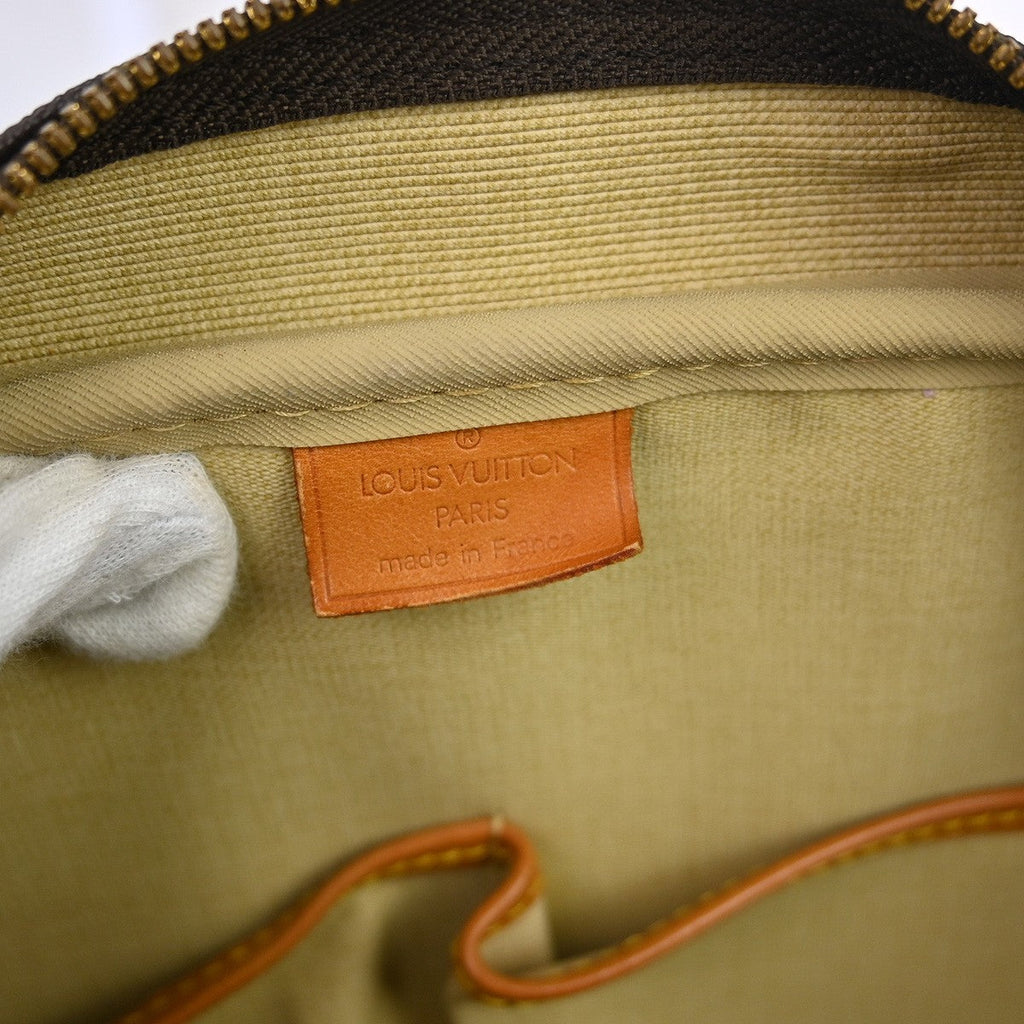 Louis Vuitton Deauville Handbag Monogram Canvas Brown Canvas Handbag ( )
