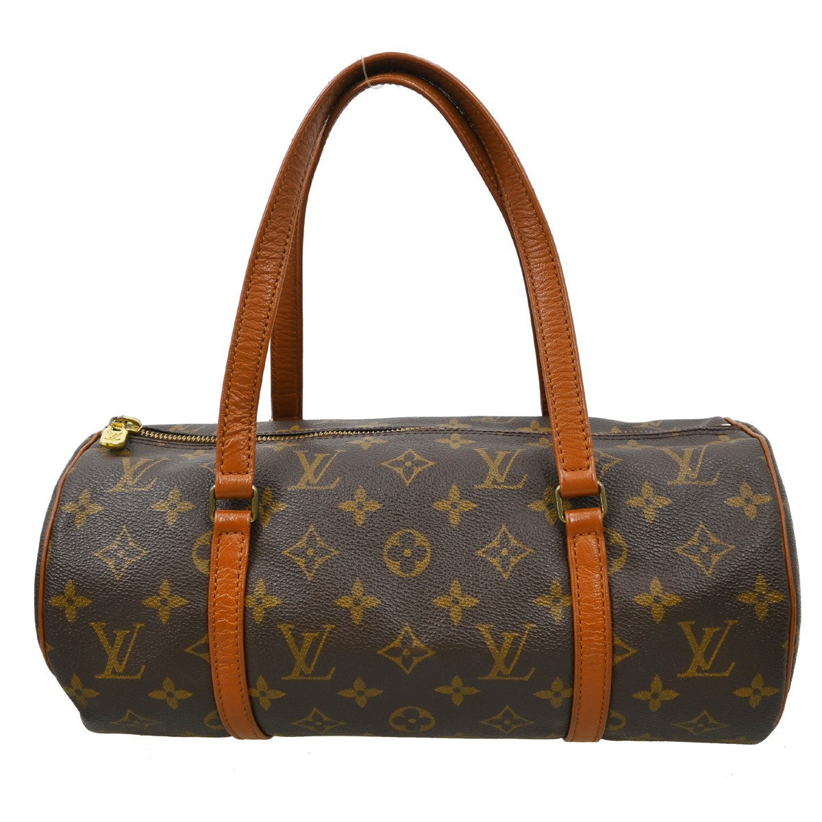 Louis Vuitton Papillon Handbag Monogram Canvas Brown Canvas Handbag (Authentic  )
