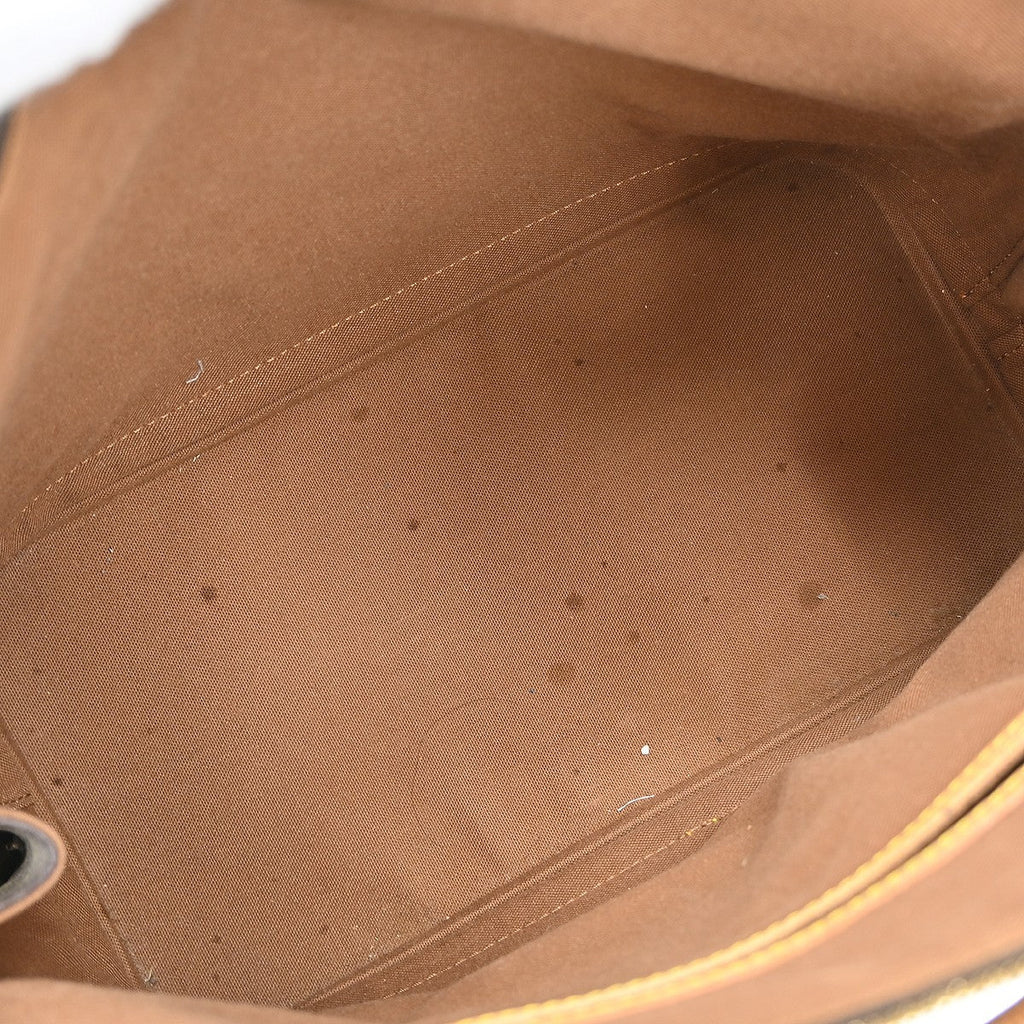 Louis Vuitton Alma Handbag Monogram Canvas Brown Canvas Handbag ( )